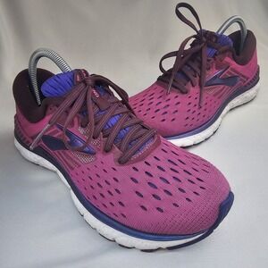 Brooks Transcend 6 Running Shoes Women's Size 9 Pink Purple Athletic Sneakers